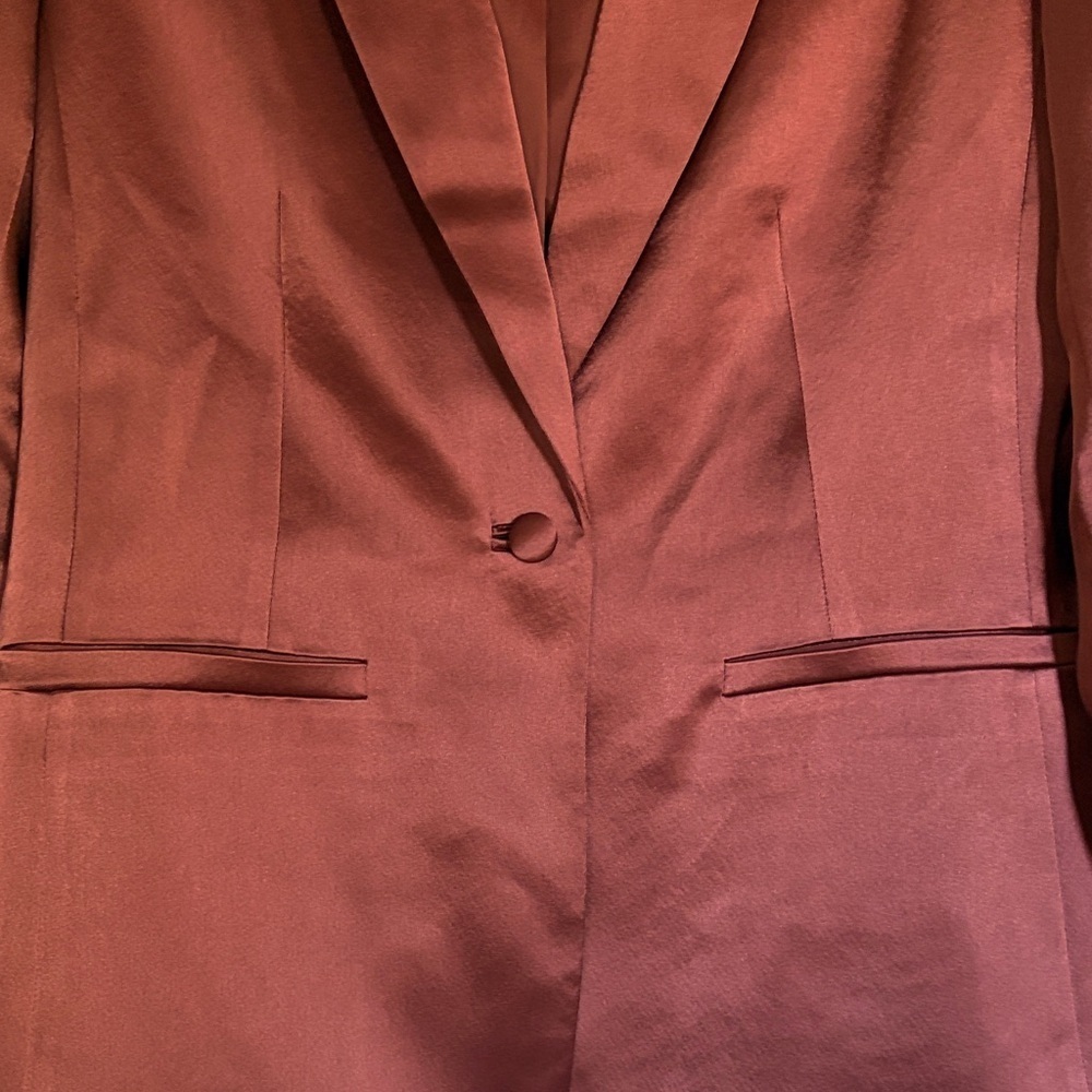 Cinq à Sept Khloe Smooth Satin Jacket | EUC | Sz 6 - Picture 4 of 7